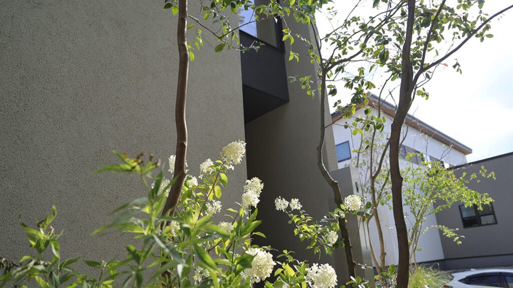 広陵町モデルハウスの植栽を大公開