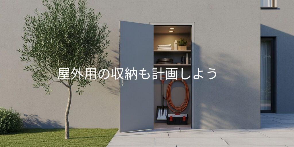 庭をすっきり保つ！外部収納のアイデア集