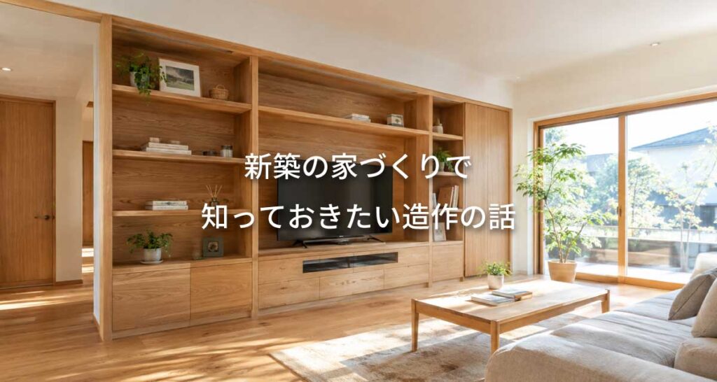 「造作」って何？既製品にはない“ぴったり感”